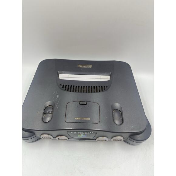 Nintendo 64 N64 Game Console Only NUS-001 Black - Tested & Working - Picture 3 of 13
